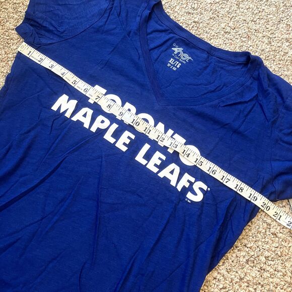 G-III 4her Womens Toronto Maple Leafs T-Shirt Size XL Canada NHL Hockey Fan Tee - Picture 8 of 8